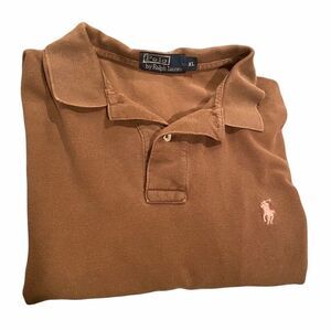 Ralph Lauren Polo Shirt Sz XL Brown